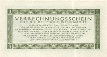 Német 3. Birodalom / Német Véderő(Wehrmacht) katonai pénze 1944. 1RM(10x) T:I