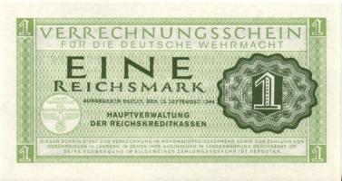 Német 3. Birodalom / Német Véderő(Wehrmacht) katonai pénze 1944. 1RM(10x) T:I