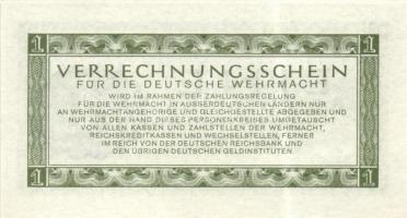 Német 3. Birodalom / Német Véderő(Wehrmacht) katonai pénze 1944. 1RM(10x) T:I