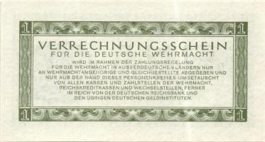 Német 3. Birodalom / Német Véderő(Wehrmacht) katonai pénze 1944. 1RM(10x) T:I