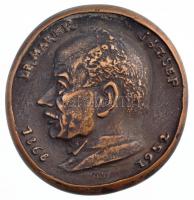 Madarassy Walter (1909-1994) 1952. "Dr. Marek József 1868-1952 / Állatorvosi Tudományi Egyetem 1787" kétoldalas önött Br emlékérem (~87mm) T:1- patina /  Hungary 1952. "Dr. József Marek 1868-1952 / University of Veterinary Science (Universitas Scientiarum Veterinariarum) 1787" two-sided cast Br commemorative medallion. Sign.:Walter Madarassy (1909-1994) (~87mm) C:AU patina