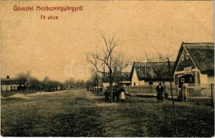 1909 Mezőszentgyörgy (Enying), Fő utca, Czeczey üzlete. W.L. 380.