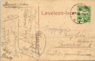 1909 Mezőszentgyörgy (Enying), Fő utca, Czeczey üzlete. W.L. 380