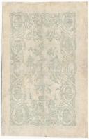 1866. 1G vízjeles papíron, "HB 43" sorszámmal T:III restaurált / Austrian Empire 1866. 1 G...