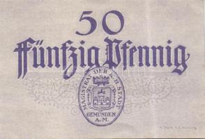 Német Birodalom/Weimari Köztársaság/Stadt Geműnden 1920. 50 Pf (27x) megszakításokkal de egymás után...