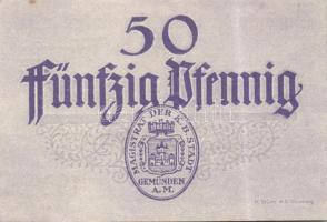 Német Birodalom/Weimari Köztársaság/Stadt Geműnden 1920. 50 Pf (27x) megszakításokkal de egymás után...