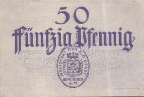 Német Birodalom/Weimari Köztársaság/Stadt Geműnden 1920. 50 Pf (27x) megszakításokkal de egymás után...