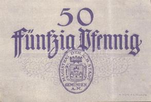 Német Birodalom/Weimari Köztársaság/Stadt Geműnden 1920. 50 Pf (27x) megszakításokkal de egymás után...