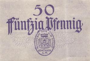 Német Birodalom/Weimari Köztársaság/Stadt Geműnden 1920. 50 Pf (27x) megszakításokkal de egymás után...