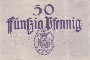 Német Birodalom/Weimari Köztársaság/Stadt Geműnden 1920. 50 Pf (27x) megszakításokkal de egymás után...