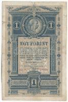 1882. 1Ft / 1G Qg 11 409511 T:III- / Hungary 1882. 1 Forint / 1 Gulden Qg 11 409511 C:VG Adamo G125