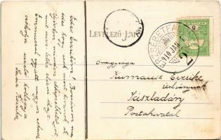 1910 Budapest XX. Kossuthfalva (Erzsébetfalva), Rédeky villa, kerti munka