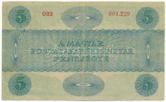 1919. 5K "MÁS TÖRVÉNYES..." előlapján gúnyrajz T:III / Hungary 1919. 5 Korona "MÁS TÖ...