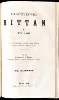 Talabér György-Lukácsek János: Keresztény katolika hittan. I. Általános. I-II. köt. [Egybekötve.] Né...