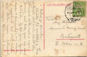 1915 Kisszeben, Sabinov; Villanytelep. Klauser Vilmos kiadása / electric power plant (EK)