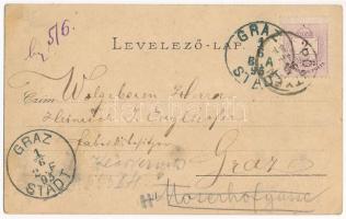 1895 (Vorläufer!) Pöstyén, Piestany, Pistyan; Fürdők, Gyógyterem, belső, Úri utca, Szálloda, Színház...