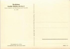 Am frühen Morgen des 22. Juni 1941. Ausstellung Deutsche Künstler und die SS / WWII German military ...