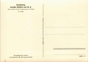 Polizei bei Marschpause im Gebirge. Ausstellung Deutsche Künstler und die SS / WWII German military ...