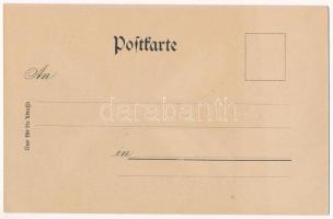 Mariánské Lázne, Marienbad; Gruss aus Adolf Hoffmann's Conditorei. G. Schwaab / confectionery, ...