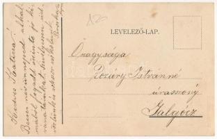 Radosna, Radosina; Ördög-barlang, római katolikus templom, Püspöki kastély. Molnár kiadása / cave, c...