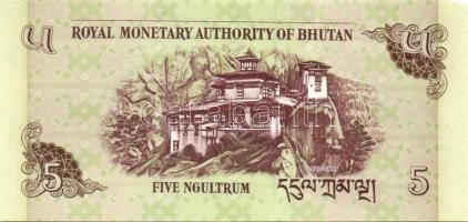 Bhután 5 klf modern bankjegy T:I