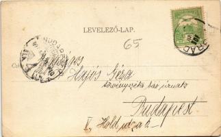 1905 Poprád (Magas-Tátra, Vysoké Tatry); Fő tér, Teschler Kálmán üzlete / main square, shop (EK)