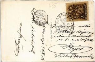 1938 Rozsnyó, Roznava; utca / street s: Tichy Kálmán + "1938 Rozsnyó visszatért" So. Stpl ...