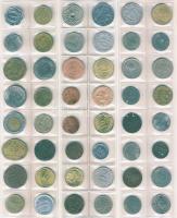 Jó világpénz tétel, 523 db fémpénz régi és új, sok jobbal, tengerentúllal, 3. Birodalom és még sok m...