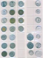 Jó világpénz tétel, 523 db fémpénz régi és új, sok jobbal, tengerentúllal, 3. Birodalom és még sok m...