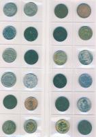 Jó világpénz tétel, 523 db fémpénz régi és új, sok jobbal, tengerentúllal, 3. Birodalom és még sok m...