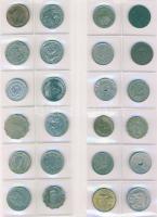 Jó világpénz tétel, 523 db fémpénz régi és új, sok jobbal, tengerentúllal, 3. Birodalom és még sok m...