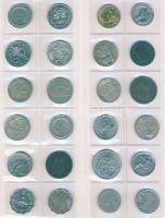 Jó világpénz tétel, 523 db fémpénz régi és új, sok jobbal, tengerentúllal, 3. Birodalom és még sok m...