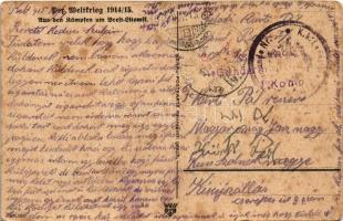 1915 Aus den Kämpfen um Brest-Litowsk. Der Weltkrieg 1914/15. / WWI German and Austro-Hungarian K.u....