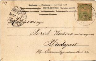 1902 Austro-Hungarian K.u.K. military art postcard, soldier with lady s: E. Ernst