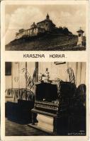 1922 Krasznahorkaváralja, Krásnohorské Podhradie; Hrad Krásna Horka / Krasznahorka vára, Serédy Zsófia (Krasznahorka várúrnője) szarkofágja / castle, sarcophagus (EK)