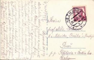 1947 Késmárk, Kezmarok; mozaiklap / multi-view postcard