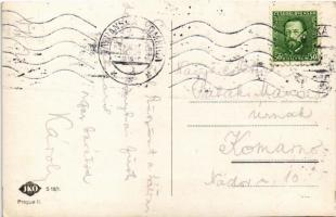 1934 Késmárk, Kezmarok; Vnútro Thökölyovej kaplnky z roku 1607 / Inneres des Thököly Schlosskapelle ...