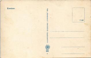 Komárom, Komárno; látkép, templom / general view, church (felületi sérülés / surface damage)