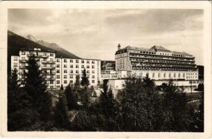 1948 Újtátrafüred, Neu-Schmecks, Novy Smokovec (Magas-Tátra, Vysoké Tatry); Sanatorium ÚSP / szanatórium / sanatorium (EK)