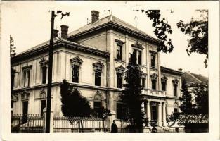 1936 Trencsénteplic, Trencianske Teplice; Dost. Pavilon / Tiszti pavilon / officers' pavilion. Novák photo