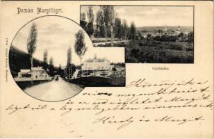 1902 Pomáz-Margitliget, Csobánka, látkép. Divald Károly 174. sz.