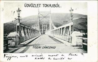 1901 Tokaj, Tiszai Lánchíd (fa)
