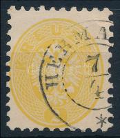 1864 2kr sárga / yellow "HERMA(NNSTADT)"