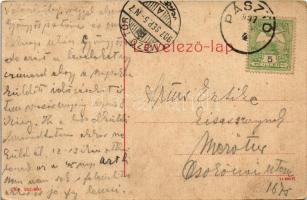 1907 Pásztó, Fő utca, Müller Dezső szíjgyártó üzlete, Hatvanvidéki takarékpénztár. W.L. ? No. 962-90...