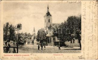 1905 Albertirsa, Templom tér (EK)