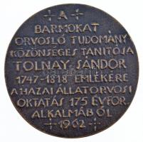 Csúcs Ferenc (1905-1999) 1963. "A barmokat orvosló tudomány közönséges tanítója - Tolnay Sándor...