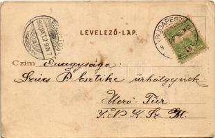 1902 Budapest XVII. Rákoscsaba, Régi református templom (1904-ben lebontották). Ungvári Kálmán kiadá...