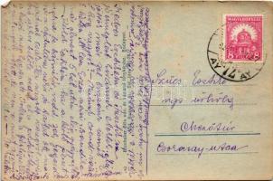 1928 Budapest V. Országos Tiszti Kaszinó főlépcsőháza, belső. Brunhuber Béla kamarai fényképész műte...