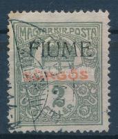 Fiume 1918 Sürgős / Mi 2 MP I. Signed: Bodor