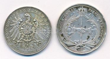 Németország DN "Elektro Bartosch" 1M értékű fém szükségpénze + 1984. Ag városi szuvenír ér...